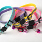 New Nylon Reflective Personalized Kitten Cat Collar with Bell Name Numbe cat tag