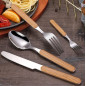 4PACK Personalized Spoon And Fork Set Customized Dinner Set Engraved Cutlery Set