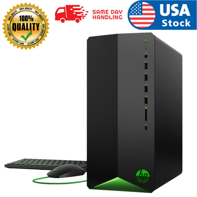 HP Pavilion i5-11400 256GB SSD 8GB 500w Intel UHD730 TG01 Gaming Desktop Win10