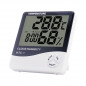 Thermometer Indoor Digital LCD Hygrometer Temperature Humidity Meter Alarm Cloc