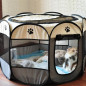 45" 600D Oxford Portable Pet Puppy Soft Tent Playpen Dog Cat Folding Crate