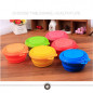 Pet Silica Gel Bowl Dog Folding Portable High Quality Feeders Bowls