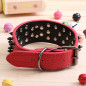 Skull Metal Studded Spiked Rivet Large Dog Collar  PU Leather Collar Shepherd