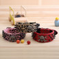 Skull Metal Studded Spiked Rivet Large Dog Collar  PU Leather Collar Shepherd