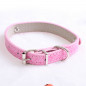 Pet-Dog-Buckle-Cool-Collar-PU-Leather-Neck-Strap-Rhinestone