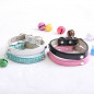 Pet-Dog-Buckle-Cool-Collar-PU-Leather-Neck-Strap-Rhinestone