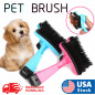 Pet Grooming Brush DeShedding Tool Comb Edge Trimming Dog Cat Fur Removal Rake