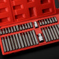 Security Bit Set 40pcs Torx Screwdriver Star Hex 3/8" & 1/2" Drive Bit Holders