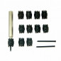 13pcs Double Sided 3/8" Rotary Spot Weld Cutter Remover Drill Bits Cut Welds Kit