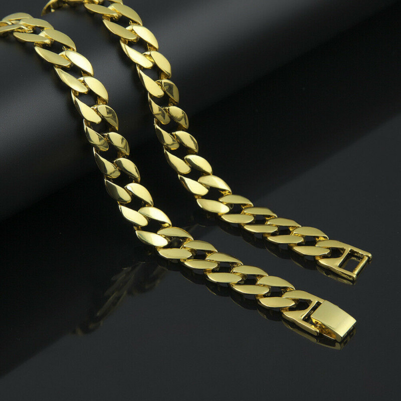 5mm Miami Cuban Chain 30 inch / Yellow Gold / 18K