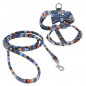 Cute flower Cat Harness and Leash Dog Leash with Adjustable Strap Collar