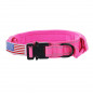 Nylon Adjustable Tactical heavy duty large Dog Collar K9 with Metal Buckle